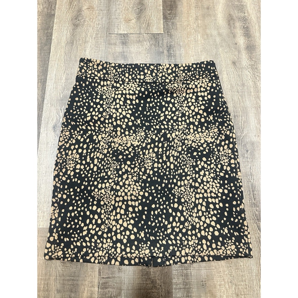 Vivienne Tam Black Tan Skirt‎ Size 12